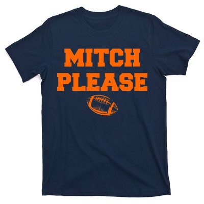 Mitch Please Football Logo T-Shirt