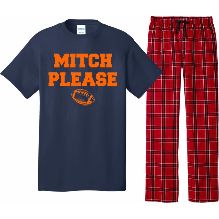 Mitch Please Football Logo Pajama Set