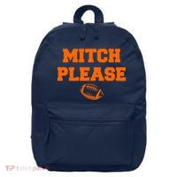 Mitch Please Football Logo 16 in Basic Backpack