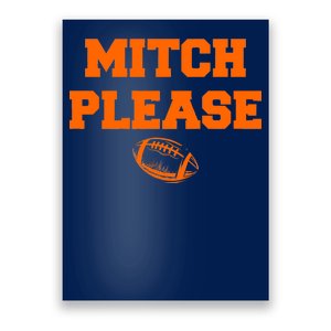 Mitch Please Football Logo Poster