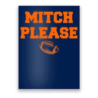 Mitch Please Football Logo Poster