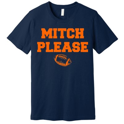 Mitch Please Football Logo Premium T-Shirt