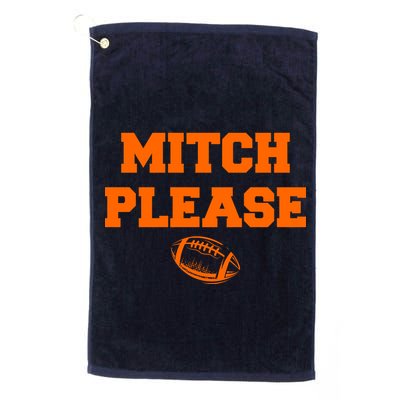 Mitch Please Football Logo Golf Towel