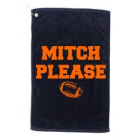 Mitch Please Football Logo Golf Towel