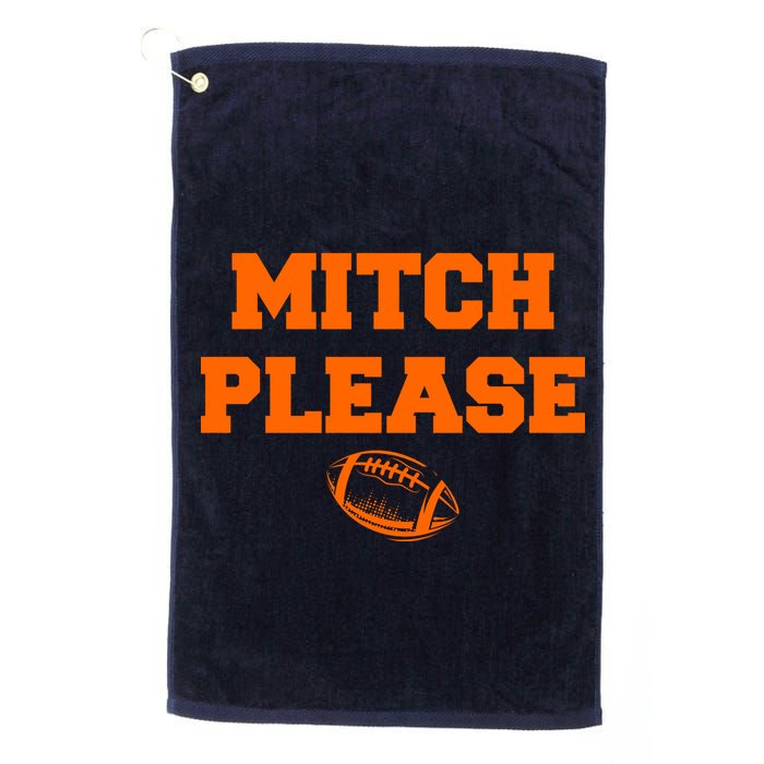 Mitch Please Football Logo Golf Towel