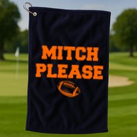 Mitch Please Football Logo Golf Towel