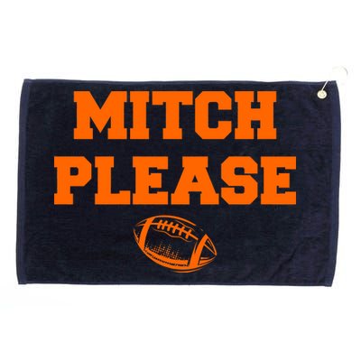 Mitch Please Football Logo Grommeted Golf Towel