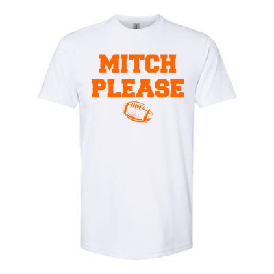 Mitch Please Football Logo Softstyle® CVC T-Shirt