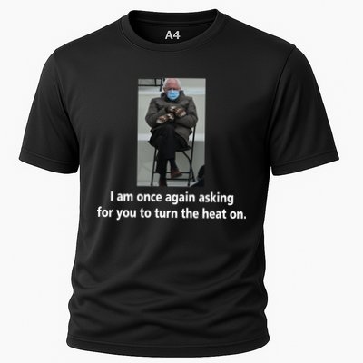 Mittens Bernie Sanders Inauguration Turn On The Heat Performance Shirt