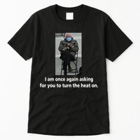 Mittens Bernie Sanders Inauguration Turn On The Heat Tall T-Shirt