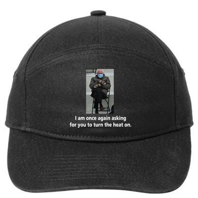 Mittens Bernie Sanders Inauguration Turn On The Heat 7-Panel Snapback Hat