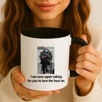 Mittens Bernie Sanders Inauguration Turn On The Heat Mug