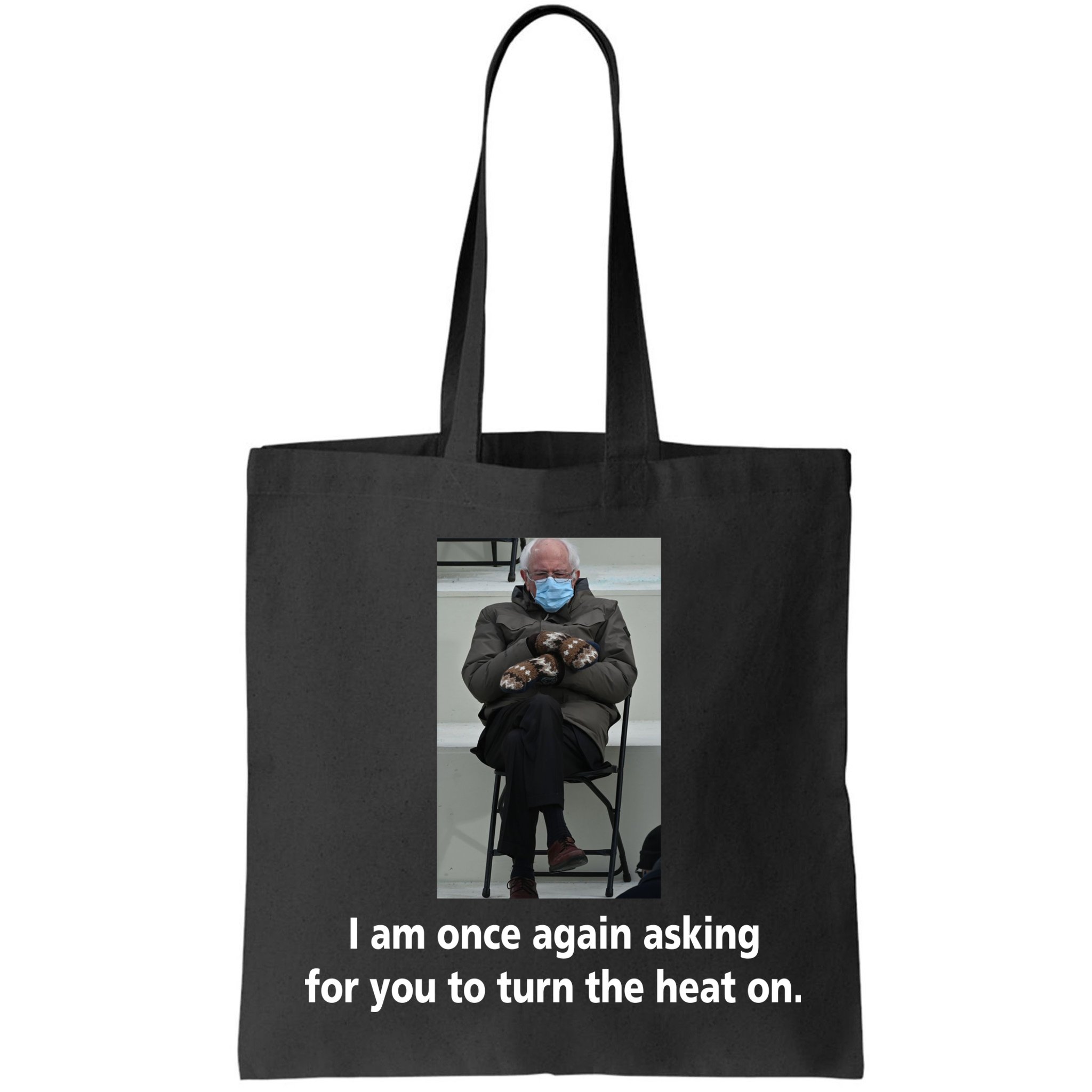 Mittens Bernie Sanders Inauguration Turn On The Heat Bag