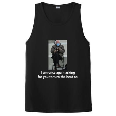 Mittens Bernie Sanders Inauguration Turn On The Heat PosiCharge Competitor Tank