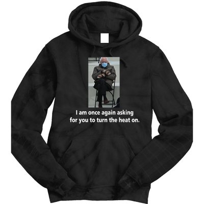 Mittens Bernie Sanders Inauguration Turn On The Heat Tie Dye Hoodie