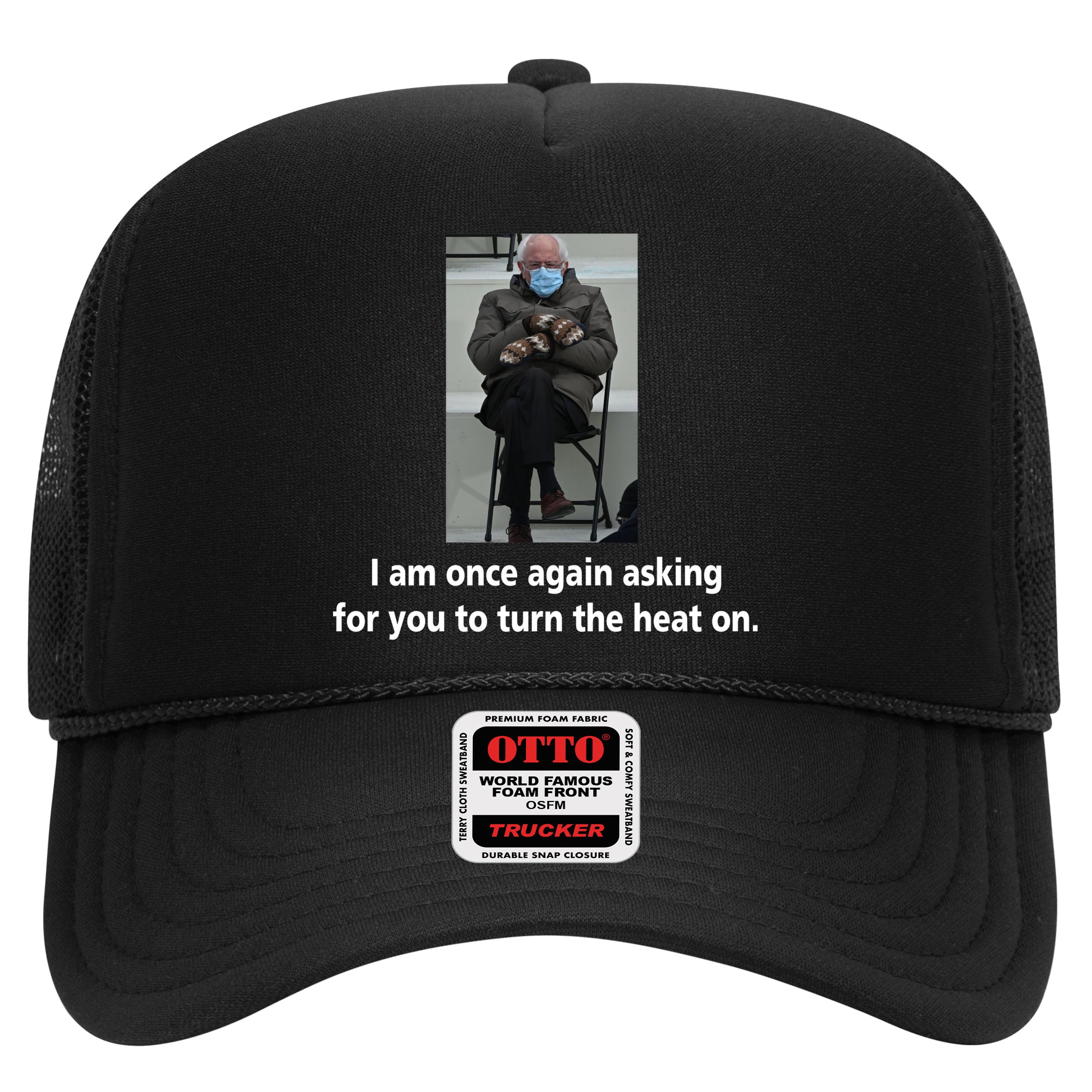 Mittens Bernie Sanders Inauguration Turn On The Heat Hat