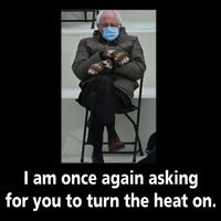 Mittens Bernie Sanders Inauguration Turn On The Heat Toddler Hoodie