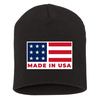 Made In USA Short Acrylic Beanie