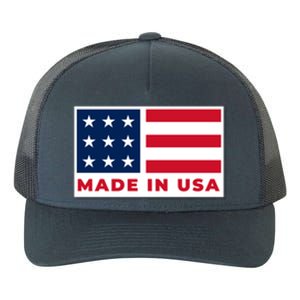 Made In USA Yupoong Adult 5-Panel Trucker Hat