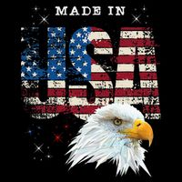 Made In Usa Patriotic American Flag Bald Eagle America Impact Tech Backpack