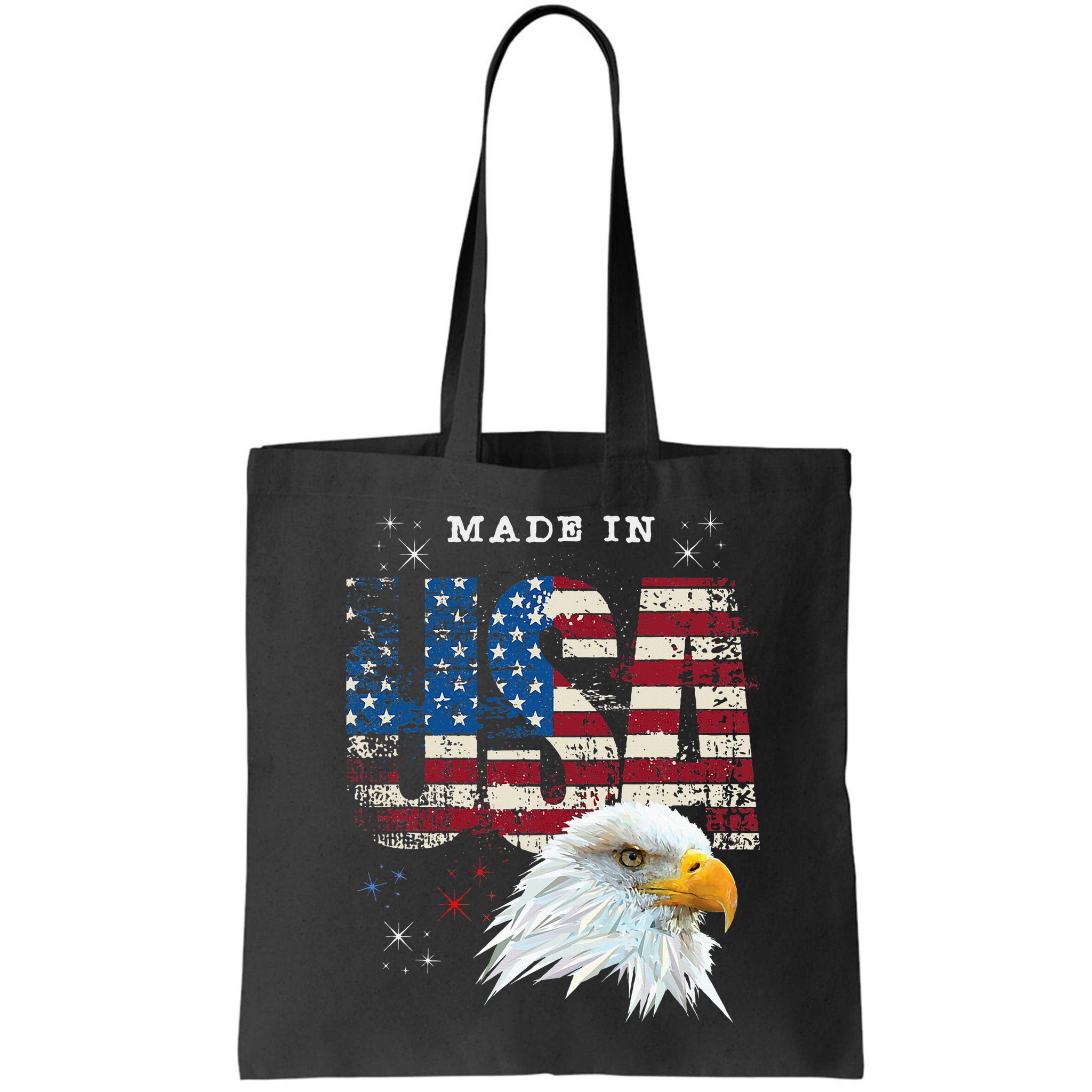 Made In Usa Patriotic American Flag Bald Eagle America Bag