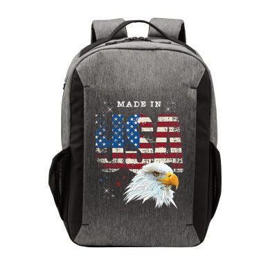 Made In Usa Patriotic American Flag Bald Eagle America Vector Backpack