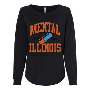 Mental Illinois University Womens California Wash Sweatshirt