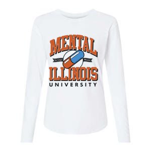 Mental Illinois University Womens Cotton Relaxed Long Sleeve T-Shirt