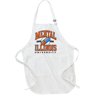 Mental Illinois University Full-Length Apron With Pockets