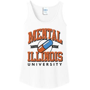 Mental Illinois University Ladies Essential Tank