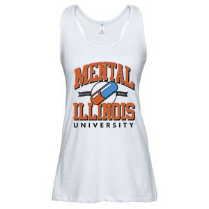 Mental Illinois University Ladies Essential Flowy Tank