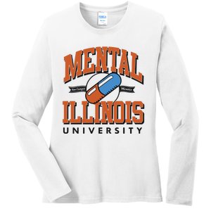 Mental Illinois University Ladies Long Sleeve Shirt