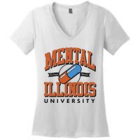 Mental Illinois University Women's V-Neck T-Shirt