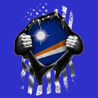 Marshall Islands Usa Flag Marshallese American Mesh Reversible Basketball Jersey Tank