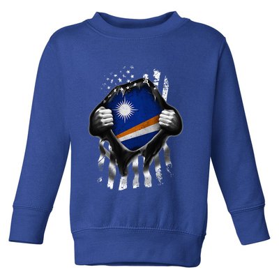 Marshall Islands Usa Flag Marshallese American Toddler Sweatshirt