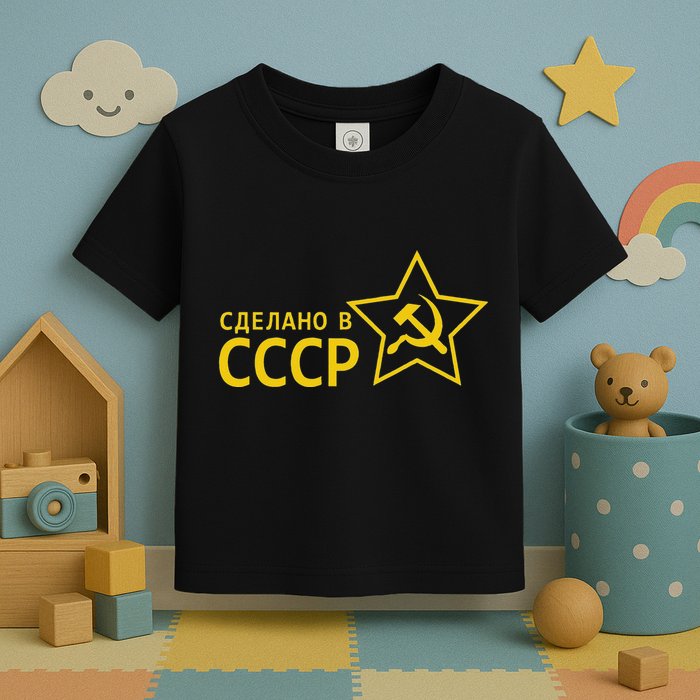 Made In Ussr Soviet Union Star Hammer And Sickle Toddler T-Shirt