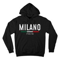 Milano Italia Vintage Milan Italy Girl Retro Souvenir Hoodie