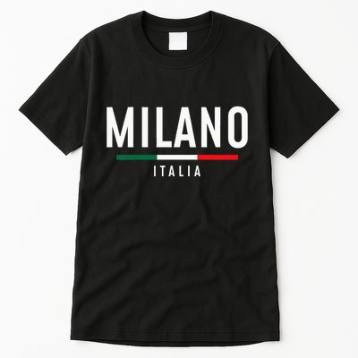 Milano Italia Vintage Milan Italy Girl Retro Souvenir Tall T-Shirt
