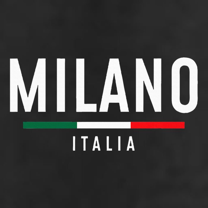 Milano Italia Vintage Milan Italy Girl Retro Souvenir Beanie