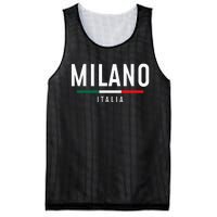 Milano Italia Vintage Milan Italy Girl Retro Souvenir Mesh Reversible Basketball Jersey Tank