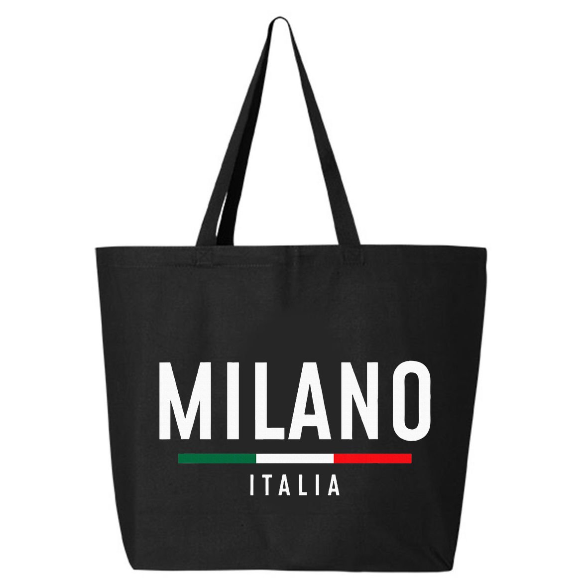 Milano Italia Vintage Milan Italy Girl Retro Souvenir 25L Jumbo Tote