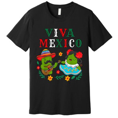 Mexican Independence Viva Mexico Maracas Guitar Premium T-Shirt