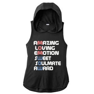 Mom Is Wow Amazing Loving Sweet Mom For Mothers Day Gift Ladies PosiCharge Tri-Blend Wicking Draft Hoodie Tank