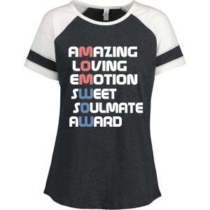 Mom Is Wow Amazing Loving Sweet Mom For Mothers Day Gift Enza Ladies Jersey Colorblock Tee