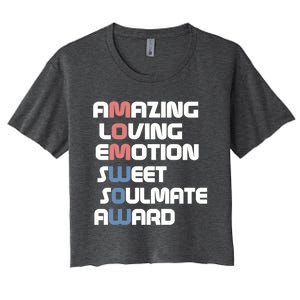 Mom Is Wow Amazing Loving Sweet Mom For Mothers Day Gift Women's Crop Top Tee