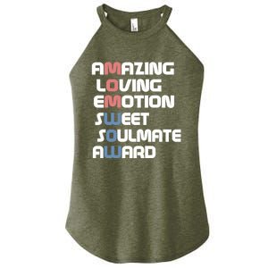 Mom Is Wow Amazing Loving Sweet Mom For Mothers Day Gift Women's Perfect Tri Rocker Tank