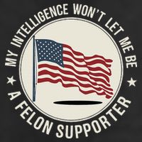 My Intelligence WonT Let Me Be A Felon Supporter Cool Comfort Performance Bucket Hat