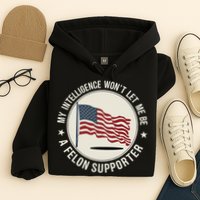 My Intelligence WonT Let Me Be A Felon Supporter Hoodie