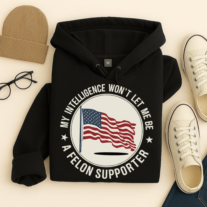 My Intelligence WonT Let Me Be A Felon Supporter Hoodie