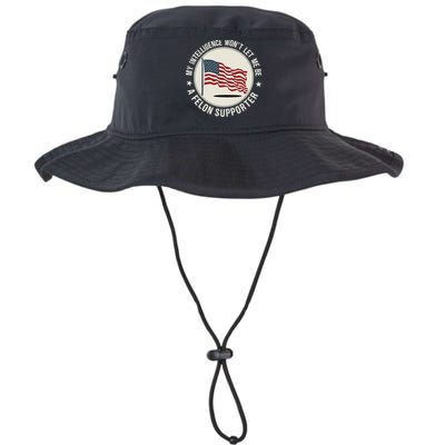 My Intelligence WonT Let Me Be A Felon Supporter Bucket Hat